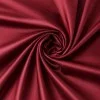 Tessuto Popeline di Cotone Raso Rosso Scuro