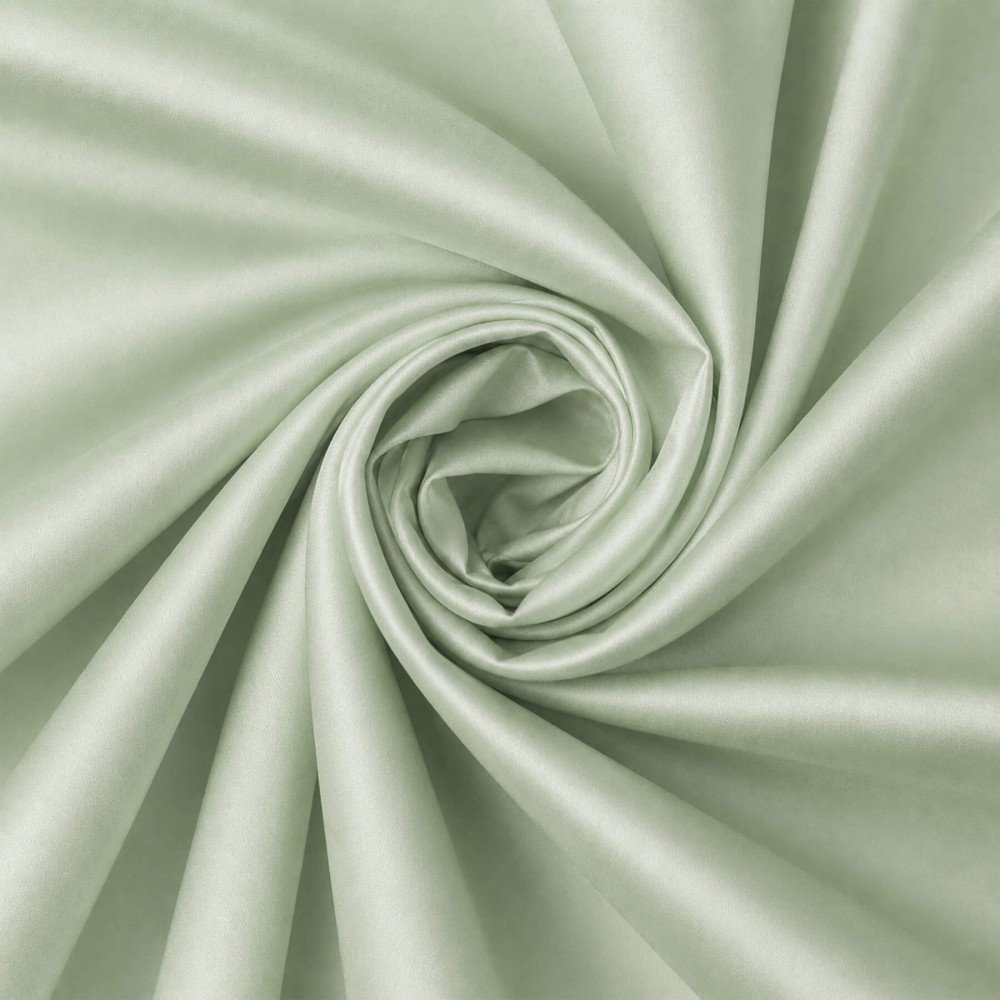 Poplin Satin Cotton Fabric Dusty Green Poplin Satin Cotton Fabric Dusty Green
