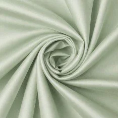 Tissu Popeline de Coton Satinée Vert Poussiéreux