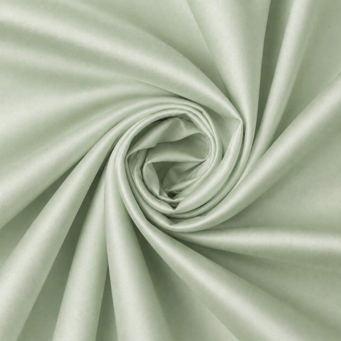 Poplin Satin Cotton Fabric Dusty Green - (Deco Fabrics)