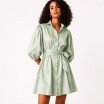 Poplin Satin Cotton Fabric Dusty Green - (Deco Fabrics)