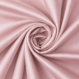 Tessuto Popeline di Cotone Raso Rosa Antico