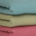 Tessuto Jersey Di Cotone Costine 