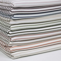 Tissu Maille Tricot Côtelée Rayures Imprimées Surprise 10 x 1 Mètre Tissu Maille Tricot Côtelée Rayures Imprimées Surprise 10 x 1 Mètre