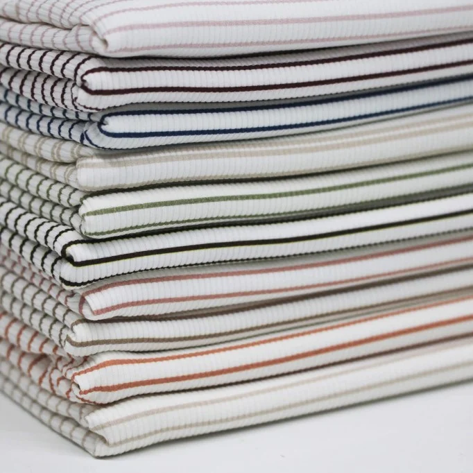 Rib Jersey Strikstof Trykt Stribet Surprise Box 10 x 1 Meter Rib Jersey Strikstof Trykket Stribet Surprise Box 10 x 1 Meter - (Jerseystoffer)