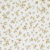 Rib Knit Jersey Fabric - Classic Flower Natural - (Jersey Fabrics)