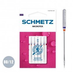Schmetz Microtex Naalden 80/12 (130/705 H-M)