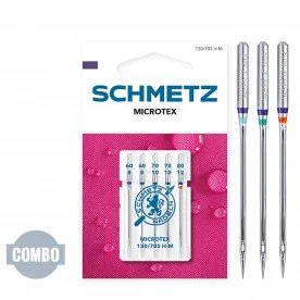 Schmetz Microtex Naalden Assortiment (130/705 H-M) Schmetz Microtex Naalden Assortiment (130/705 H-M)