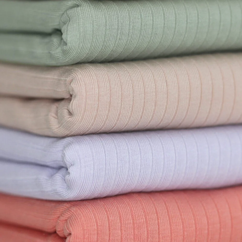 Breitcord Rippjersey Stoff (5mm Breit) 10 Farben 6 Meter Paket Breitcord Rippjersey Stoff (5mm Breit) 10 Farben 6 Meter Paket - (Jersey Stoffe)