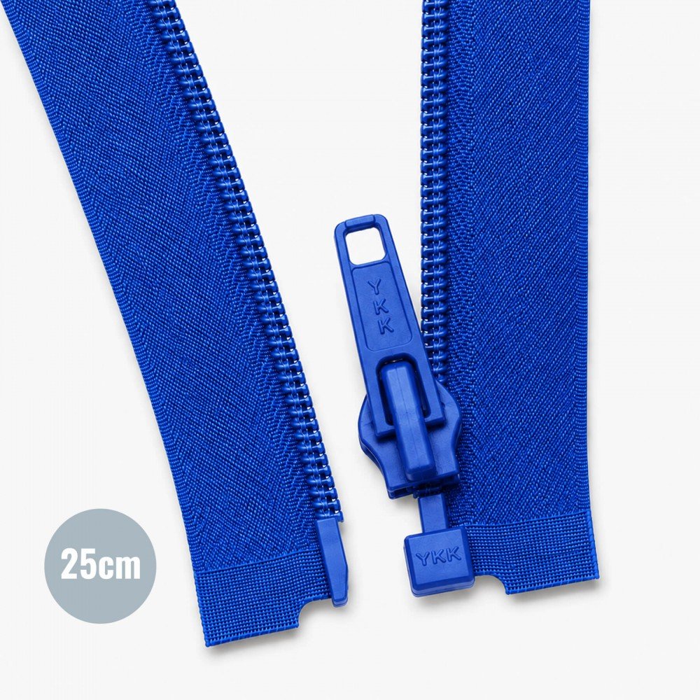 Zamki Błyskawiczne Rozdzielczy Spiralne YKK Koboltowy (918) 25CM Nylon