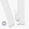 Cerniera Lampo Spirale Divisibile YKK Bianco (501) 25CM Nylon
