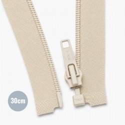 Spiral Lynlås Delbar YKK Beige (572) 30CM Nylon