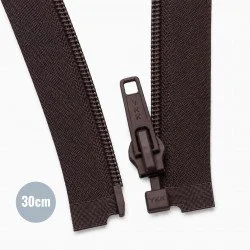Cerniera Lampo Spirale Divisibile YKK Marrone (570) 30CM Nylon