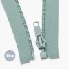 Fermetures Éclair Spirale Séparable Vieux Vert (257) 30CM Nylon