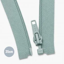 Fermetures Éclair Spirale Séparable Vieux Vert (257) 35CM Nylon