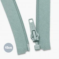 Deelbare Spiraalrits YKK Oud Groen (257) 40CM Nylon