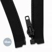 Cerniera Lampo Spirale Divisibile YKK Nero 45cm Cerniera Lampo Divisibile YKK Nero 45CM Nylon - (Divisibile Cerniera Lampo YKK In Plastica)
