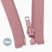 Divisible Spiral Zipper YKK Old Pink (221) 50CM Divisible Zipper YKK Old Pink 50CM Nylon - (Divisible Nylon Zippers YKK)