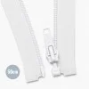 Deelbare Spiraalrits YKK Wit (501) 50CM Nylon