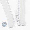 Teilbare Reißverschluss Weiß 55CM Nylon - (Teilbare YKK Reissverschlüsse Nylon)