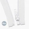 Teilbare Reißverschluss Weiß 65CM Nylon - (Teilbare YKK Reissverschlüsse Nylon)