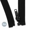 Divisible Spiral Zipper YKK Black (580) 70CM Nylon
