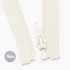 Zamki Błyskawiczne Rozdzielczy Spiralne YKK Ecru (841) 70CM Nylon