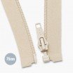 Divisible Spiral Zipper YKK Beige 75CM Divisible Zipper YKK Beige 75CM Nylon - (Divisible Nylon Zippers YKK)