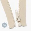 Teilbarer Spiralreißverschluss Beige 75CM Teilbare Reißverschluss Beige 75CM Nylon - (Teilbare YKK Reissverschlüsse Nylon)