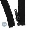 Deelbare Spiraalrits YKK Zwart (580) 75CM Nylon