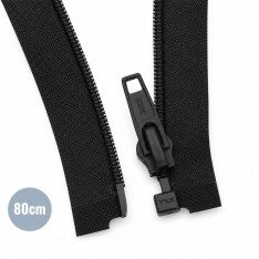 Deelbare Spiraalrits YKK Zwart (580) 80CM Nylon Deelbare Spiraalrits YKK Zwart (580) 80CM Nylon
