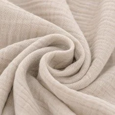 Double Gauze Fabric Light Beige