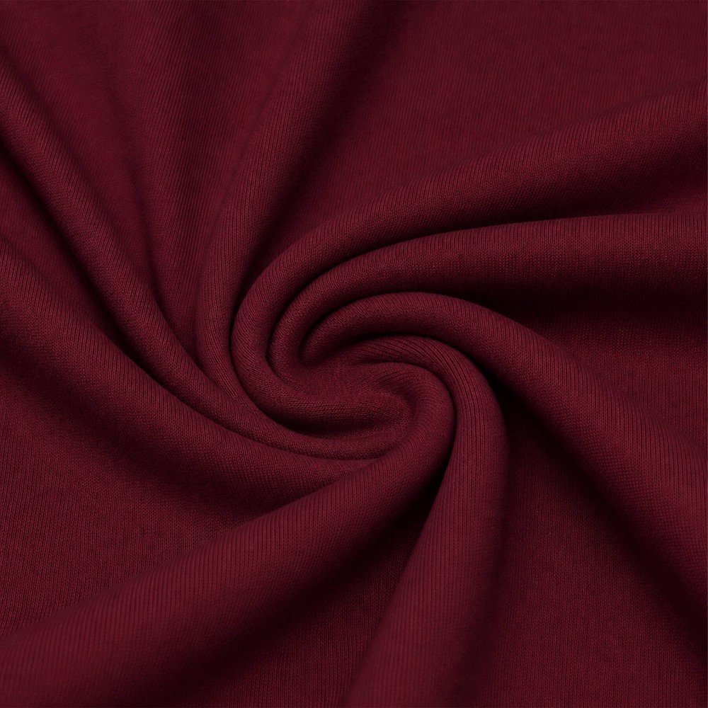 Interlock Jersey 100% Bomuld Bordeaux