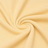 Tissu Interlock 100% Coton Jaune Beurre