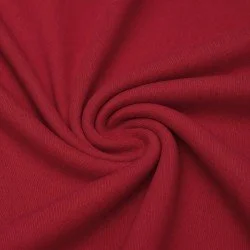 Interlock Jersey Di Cotone Rosso Scuro