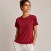 Tissu Interlock 100% Coton Rouge Foncé Tissu Interlock 100% Coton Rouge - (Tissu Interlock 100% Coton)