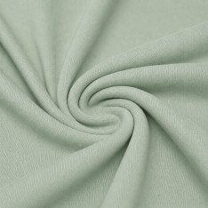 Tissu Interlock 100% Coton Vert Poussiéreux