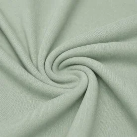 Interlock Jersey 100% Bomuld Dusty Grøn