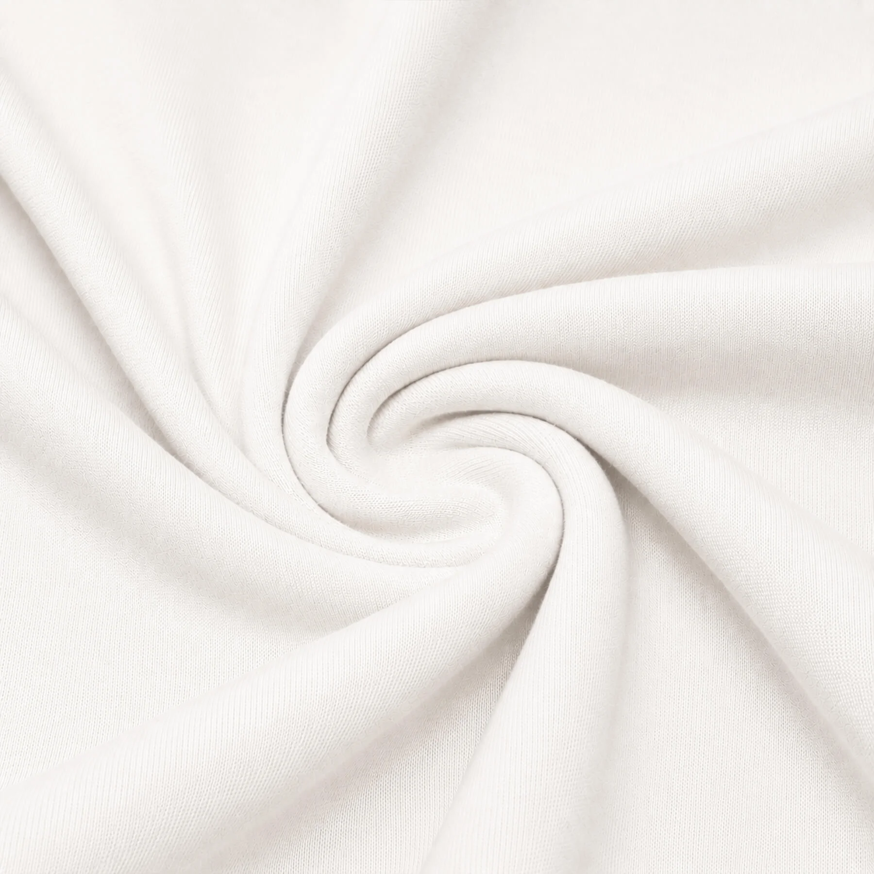 Interlock Jersey Katoen Ecru