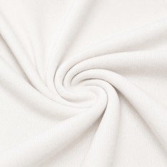 Interlock Jersey 100% Bomuld Off-Hvid 