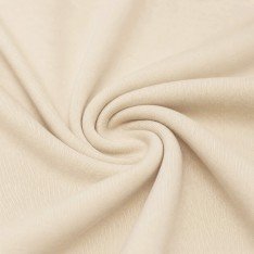 Tissu Interlock 100% Coton Beige Naturel