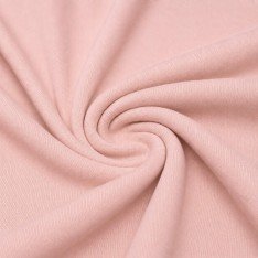Tissu Interlock 100% Coton Nude Rose