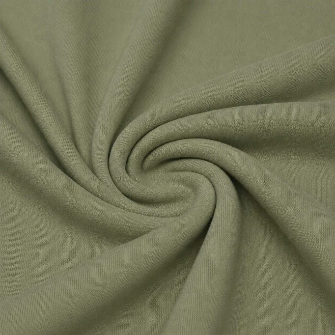 Tissu Interlock 100% Coton Olive Tissu Interlock 100% Coton Rouge - (Tissu Interlock 100% Coton)