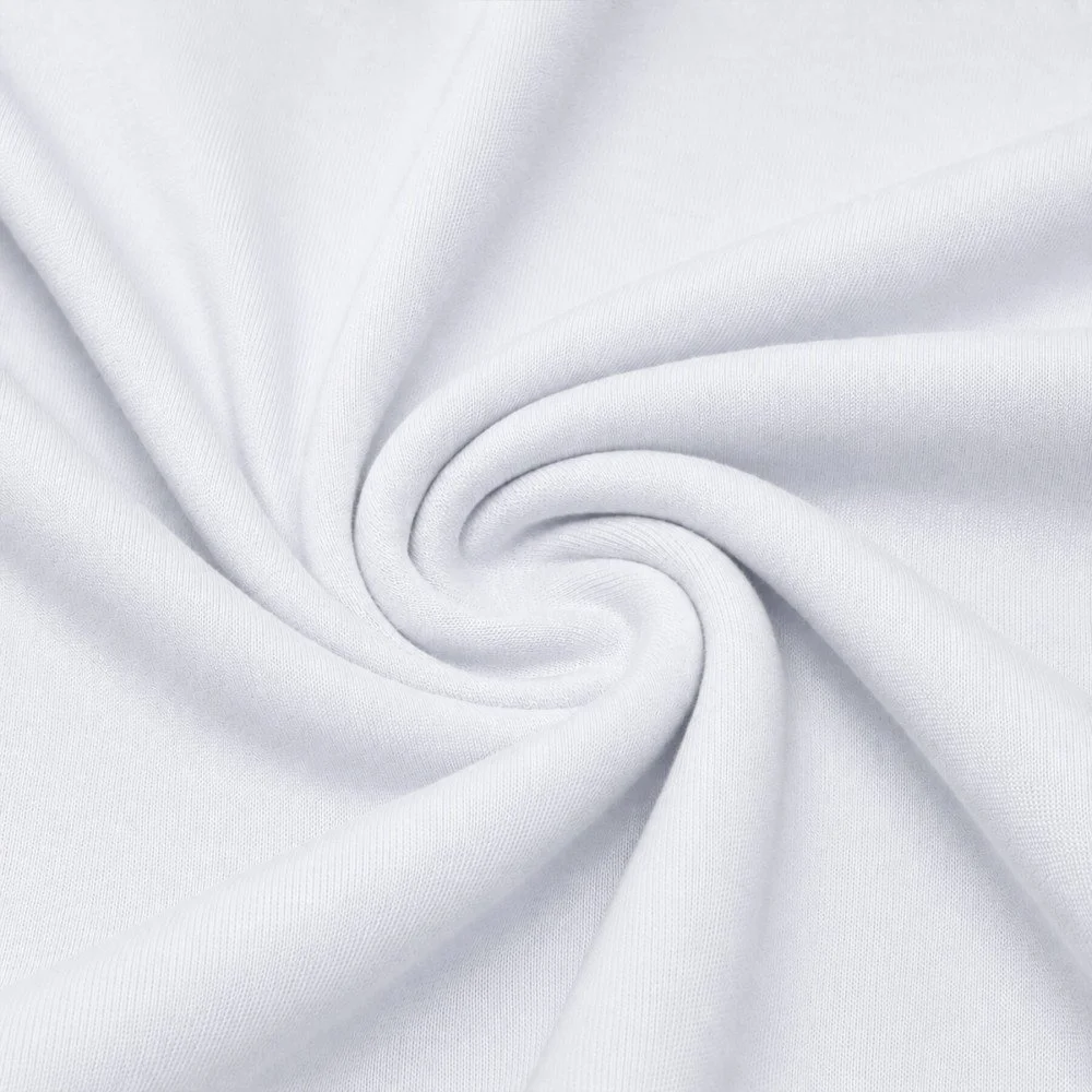 Interlock Jersey Katoen Wit