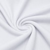 Interlock Jersey 100% Bomuld Hvid