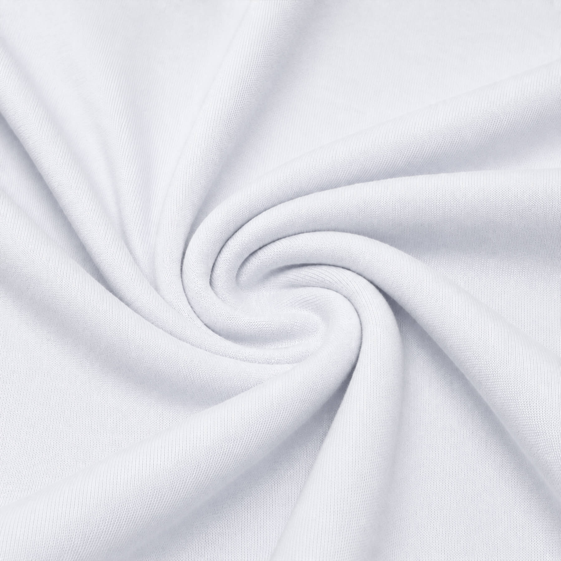 Interlock Jersey Katoen Wit