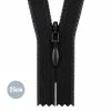 Cerniera Lampo Invisibile Nero (580) YKK 25CM Non Separabile