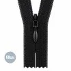 Blinde Rits Zwart (580) 60cm YKK Niet Deelbaar Blinde Rits Zwart 60CM YKK Niet Deelbaar - (Niet Deelbare Blinde Ritsen YKK)