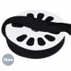 Jersey Einfassband Schwarz 20mm
