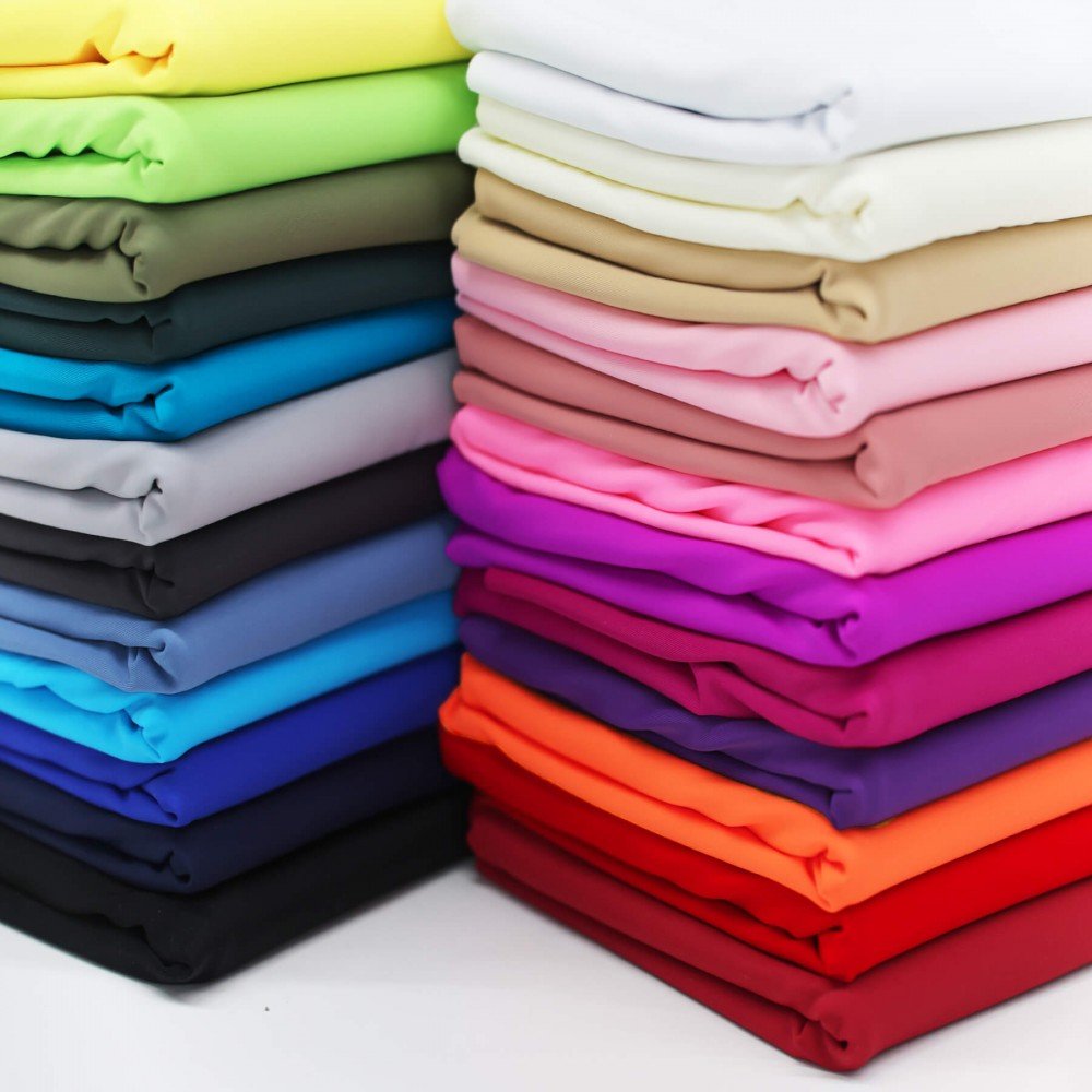 Lycra Stof (Mat) Zwart - (Lycra Stoffen Mat)